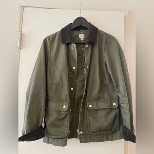 J. Crew green barn jacket